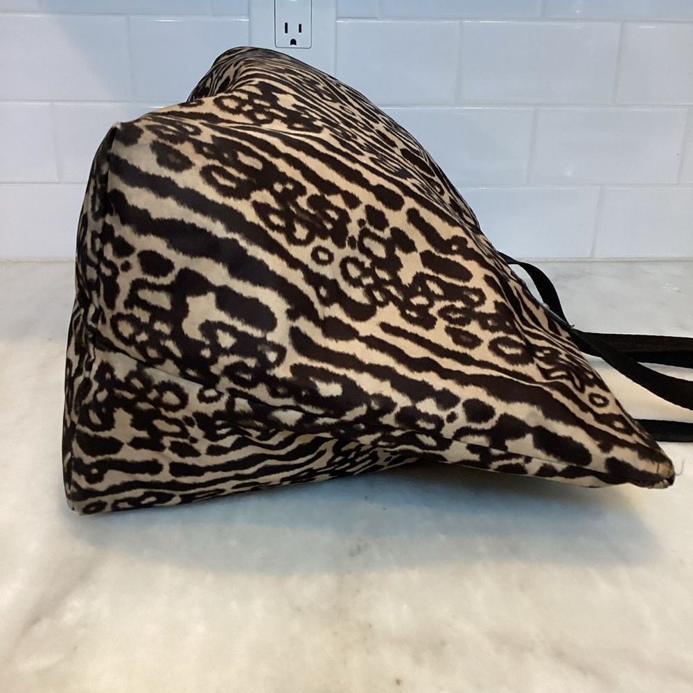 Coach Bag Purse Handbag Pocketbook Ocelot Print Nylon Travel Weekend Travel Bag - Picture 6 of 13